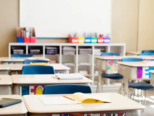 Elementary school classroom